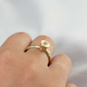 Diamond bridal engagement ring - Orly