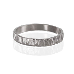 Woodgrain wedding ring, 3mm