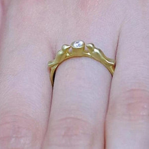 Diamond Ring, Engagement Ring, Nature Inspired Ring