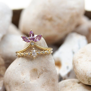 Jasmine Flower Crown Ring