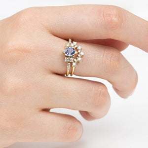 Lilach  Lavender sapphire ring