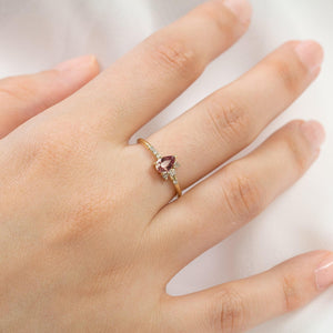Yahli Pink Sapphire Cluster Ring