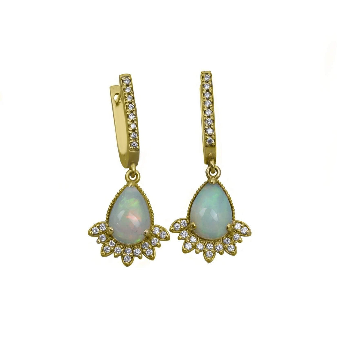 Opal-diamonds-vintage-earrings