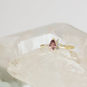 Yahli Pink Sapphire Cluster Ring