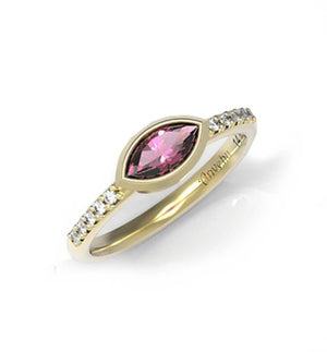 Miri - Pink Tourmaline Ring