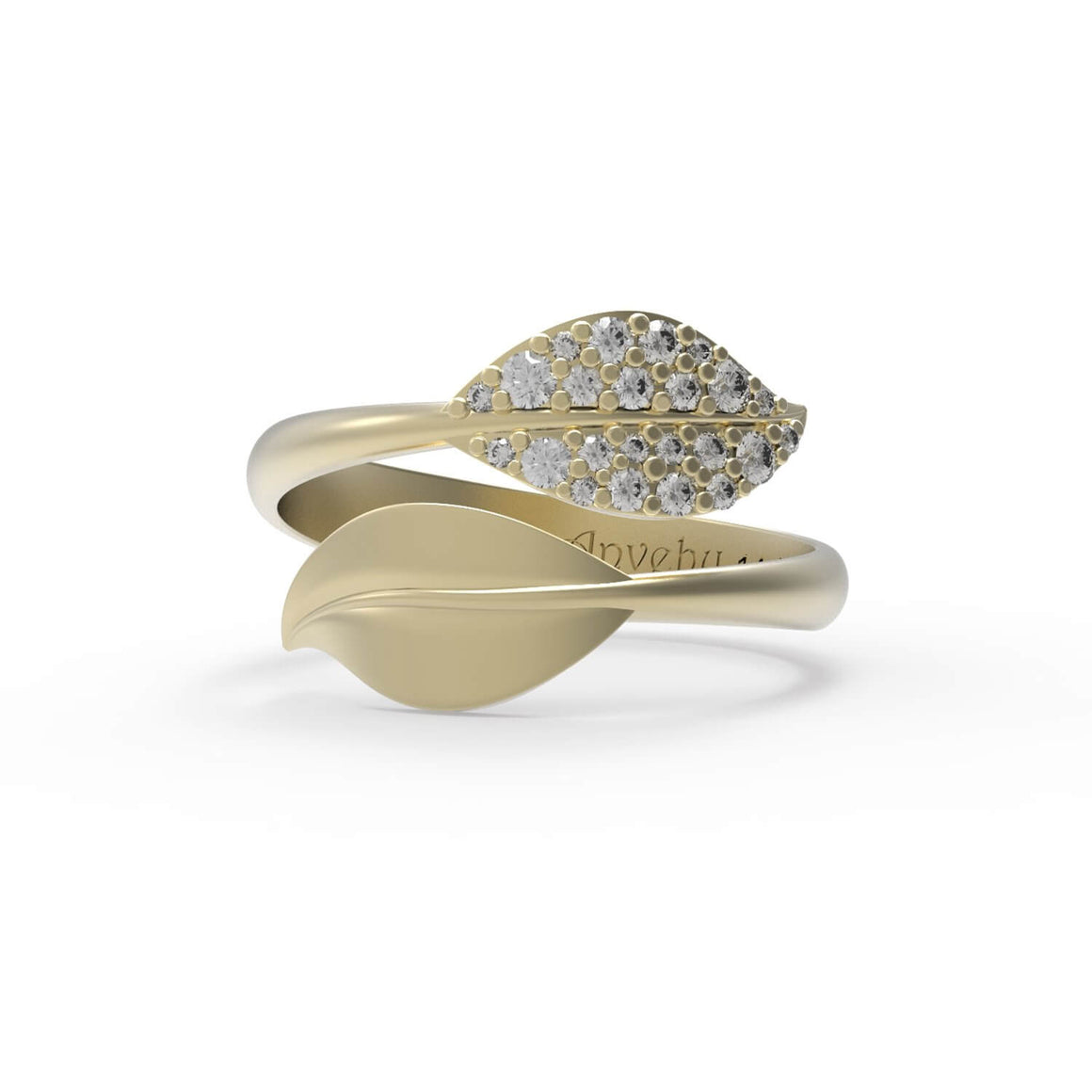 Rebecca - 2 Leaves Diamond Ring