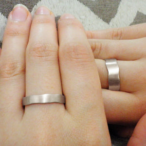 His and hers wedding bands, matching bands